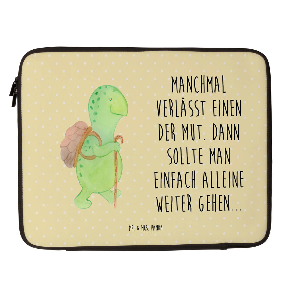 Notebook Tasche Schildkröte Wanderer Notebook Tasche, Laptop, Computertasche, Tasche, Notebook-Tasche, Notebook-Reisehülle, Notebook Schutz, Schildkröte, Schildkröten, Motivation, Motivationsspruch, Motivationssprüche, Neuanfang