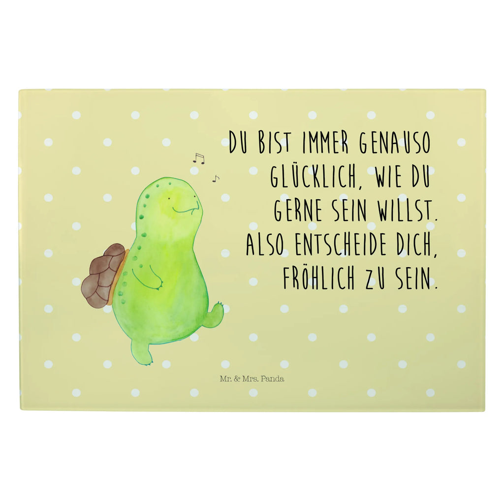 Glasschneidebrett Schildkröte Pfeifen Glasschneidebrett, Schneidebrett, Schildkröte, Schildi, Schildkröten, fröhlich, Glück, Motivation, Lebensfreude, Depression, Trennung, Neuanfang