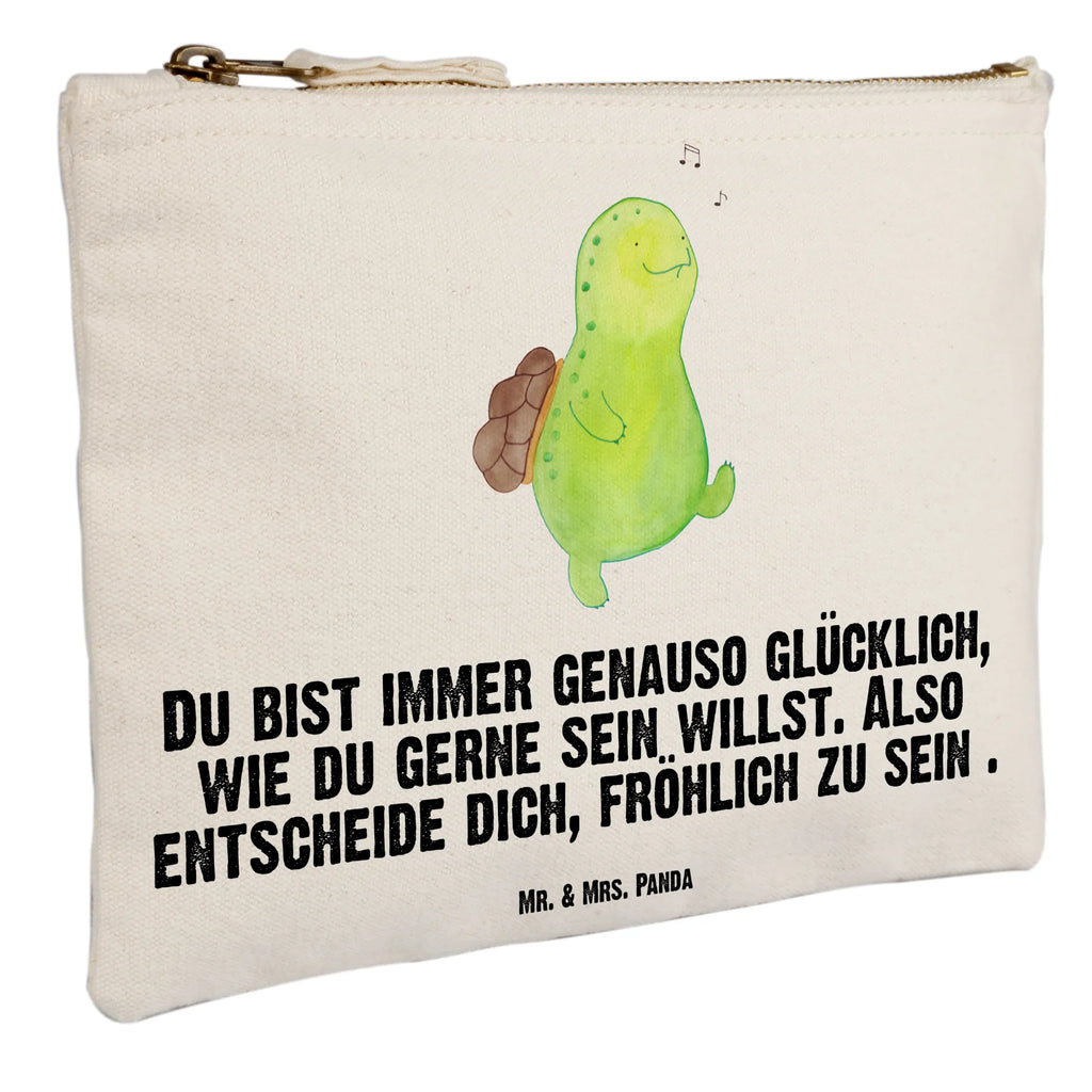 Schminktasche Schildkröte Pfeifen Schminktasche, Kosmetiktasche, Kosmetikbeutel, Stiftemäppchen, Etui, Federmappe, Makeup, XXL, Schminketui, Kosmetiketui, Schlamperetui, Schildkröte, Schildi, Schildkröten, fröhlich, Glück, Motivation, Lebensfreude, Depression, Trennung, Neuanfang