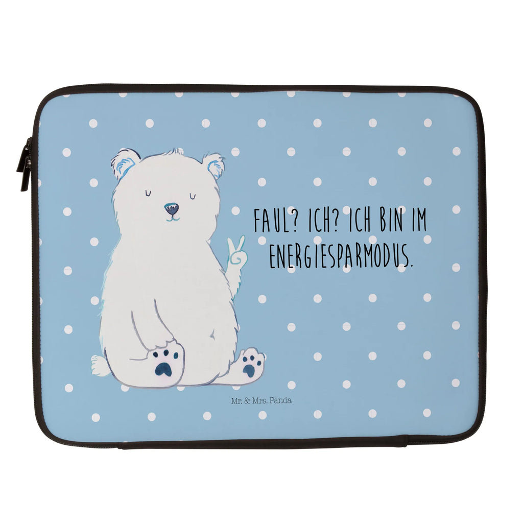 Notebook Tasche Eisbär Faul Notebook Tasche, Laptop, Computertasche, Tasche, Notebook-Tasche, Notebook-Reisehülle, Notebook Schutz, Bär, Teddy, Teddybär, Eisbär, Nordpol, Faul, Entspannen, Relaxen, Büro, Arbeit, Bürojob, Arbeitsplatz, Homeoffice