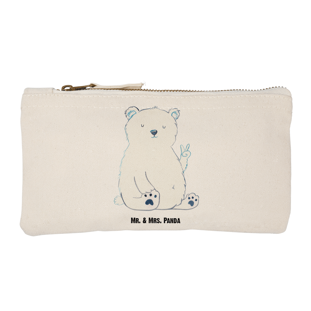 Schminktasche Eisbär Faul Schminktasche, Kosmetiktasche, Kosmetikbeutel, Stiftemäppchen, Etui, Federmappe, Makeup, XXL, Schminketui, Kosmetiketui, Schlamperetui, Bär, Teddy, Teddybär, Eisbär, Nordpol, Faul, Entspannen, Relaxen, Büro, Arbeit, Bürojob, Arbeitsplatz, Homeoffice