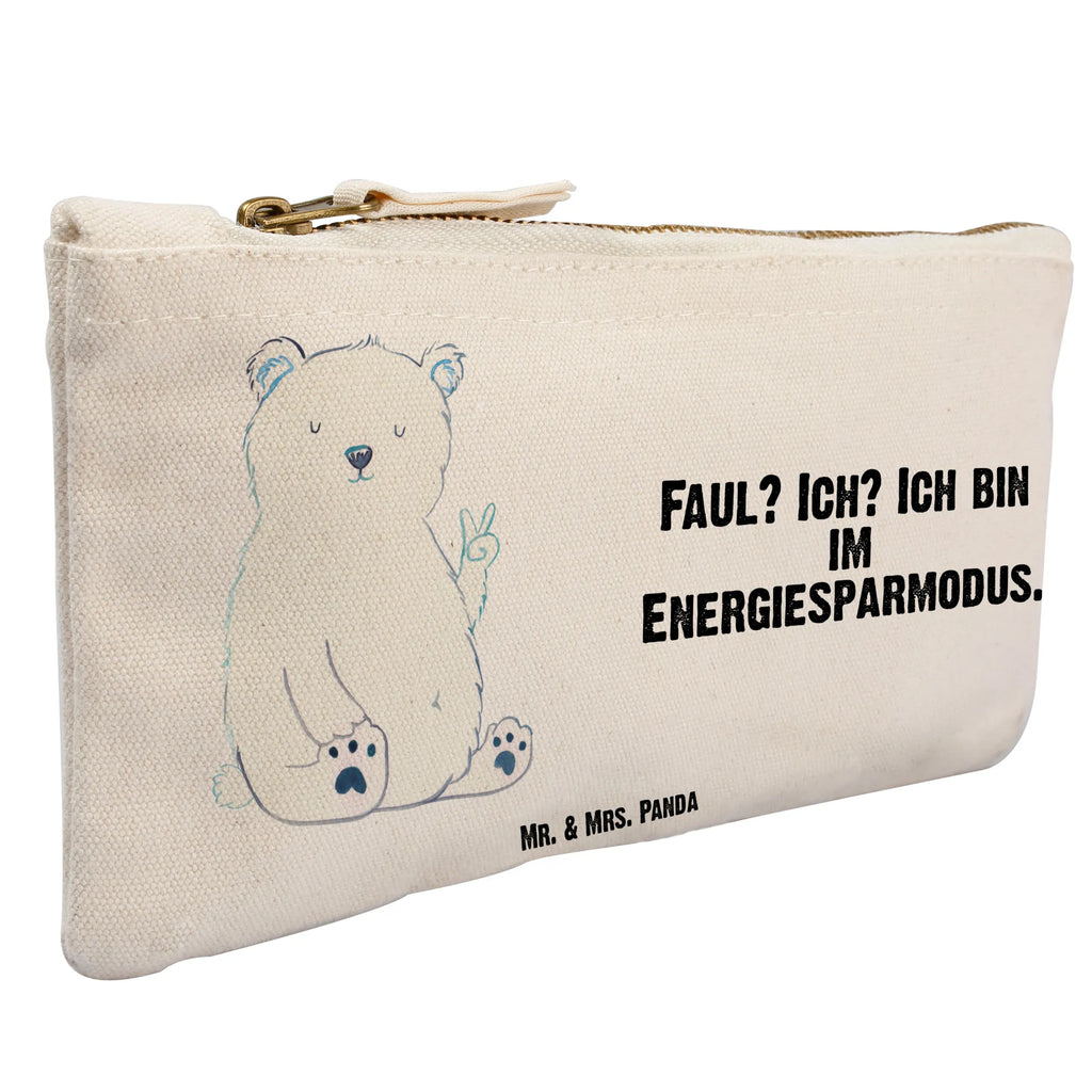 Schminktasche Eisbär Faul Schminktasche, Kosmetiktasche, Kosmetikbeutel, Stiftemäppchen, Etui, Federmappe, Makeup, XXL, Schminketui, Kosmetiketui, Schlamperetui, Bär, Teddy, Teddybär, Eisbär, Nordpol, Faul, Entspannen, Relaxen, Büro, Arbeit, Bürojob, Arbeitsplatz, Homeoffice