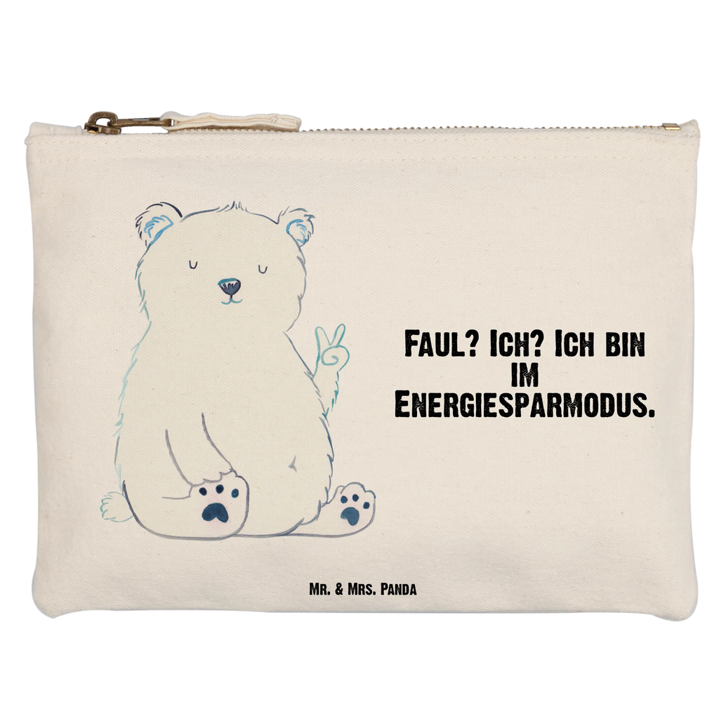 Schminktasche Eisbär Faul Schminktasche, Kosmetiktasche, Kosmetikbeutel, Stiftemäppchen, Etui, Federmappe, Makeup, XXL, Schminketui, Kosmetiketui, Schlamperetui, Bär, Teddy, Teddybär, Eisbär, Nordpol, Faul, Entspannen, Relaxen, Büro, Arbeit, Bürojob, Arbeitsplatz, Homeoffice