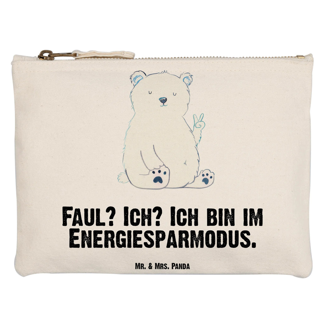 Schminktasche Eisbär Faul Schminktasche, Kosmetiktasche, Kosmetikbeutel, Stiftemäppchen, Etui, Federmappe, Makeup, XXL, Schminketui, Kosmetiketui, Schlamperetui, Bär, Teddy, Teddybär, Eisbär, Nordpol, Faul, Entspannen, Relaxen, Büro, Arbeit, Bürojob, Arbeitsplatz, Homeoffice