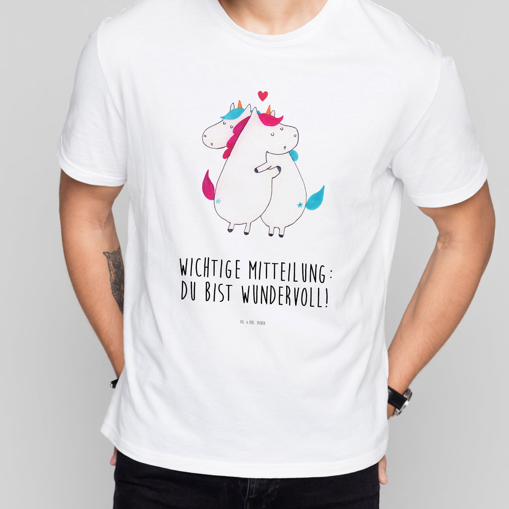 T-Shirt Standard Einhorn Mitteilung T-Shirt, Shirt, Tshirt, Lustiges T-Shirt, T-Shirt mit Spruch, Party, Junggesellenabschied, Jubiläum, Geburstag, Herrn, Damen, Männer, Frauen, Schlafshirt, Nachthemd, Sprüche, Einhorn, Einhörner, Einhorn Deko, Pegasus, Unicorn, Valentinstag, Valentine, Liebe, Geschenk, Partner, Ehe, lustig, witzig, Spruch