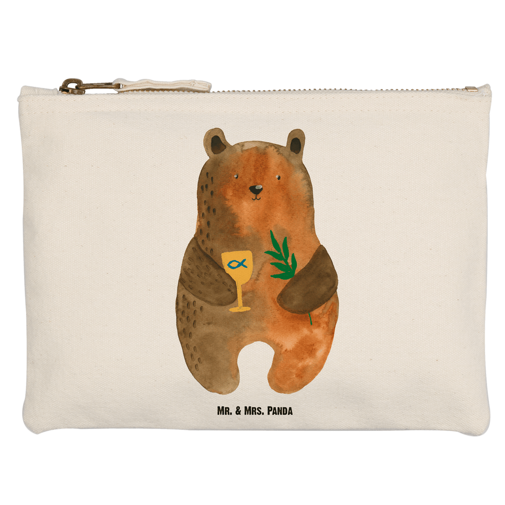 Schminktasche Bär Konfirmation Schminktasche, Kosmetiktasche, Kosmetikbeutel, Stiftemäppchen, Etui, Federmappe, Makeup, XXL, Schminketui, Kosmetiketui, Schlamperetui, Bär, Teddy, Teddybär, Konfirmation, Kirche, evangelisch, Gottesdienst