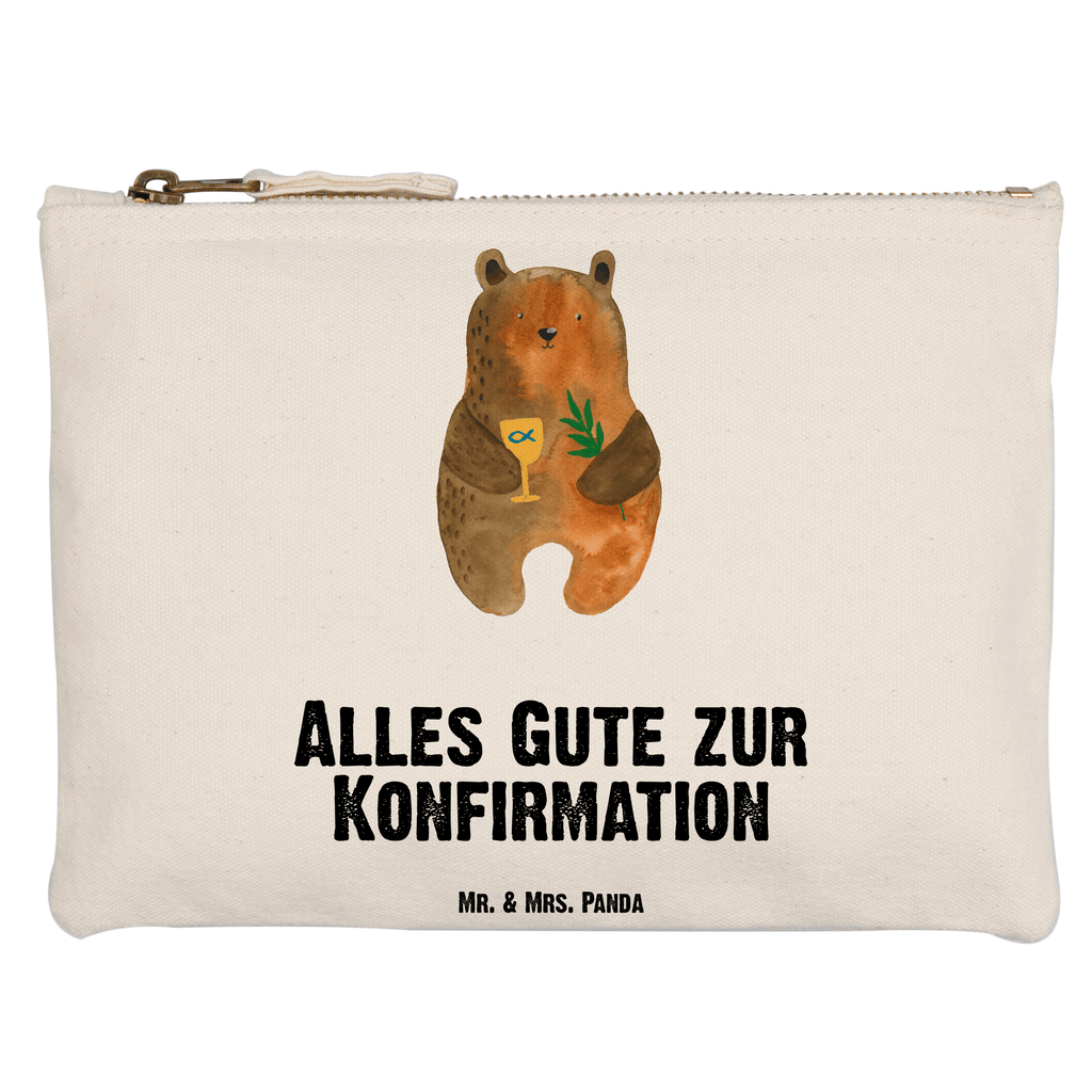 Schminktasche Bär Konfirmation Schminktasche, Kosmetiktasche, Kosmetikbeutel, Stiftemäppchen, Etui, Federmappe, Makeup, XXL, Schminketui, Kosmetiketui, Schlamperetui, Bär, Teddy, Teddybär, Konfirmation, Kirche, evangelisch, Gottesdienst