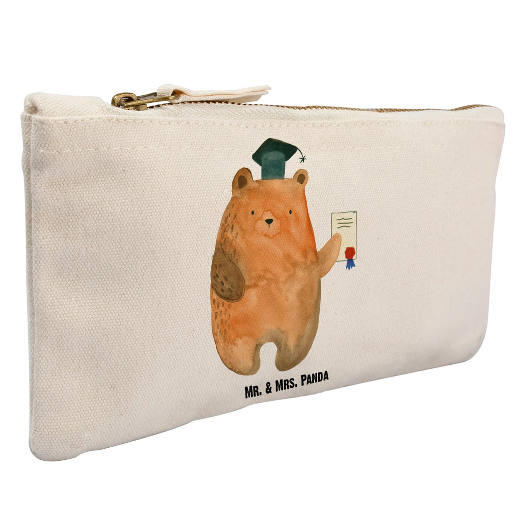 Schminktasche Prüfungsbär Schminktasche, Kosmetiktasche, Kosmetikbeutel, Stiftemäppchen, Etui, Federmappe, Makeup, XXL, Schminketui, Kosmetiketui, Schlamperetui, Bär, Teddy, Teddybär, Abitur, Prüfungen, Prüfung bestanden, Abschluss, Zeugnis, Abschlusszeugnis