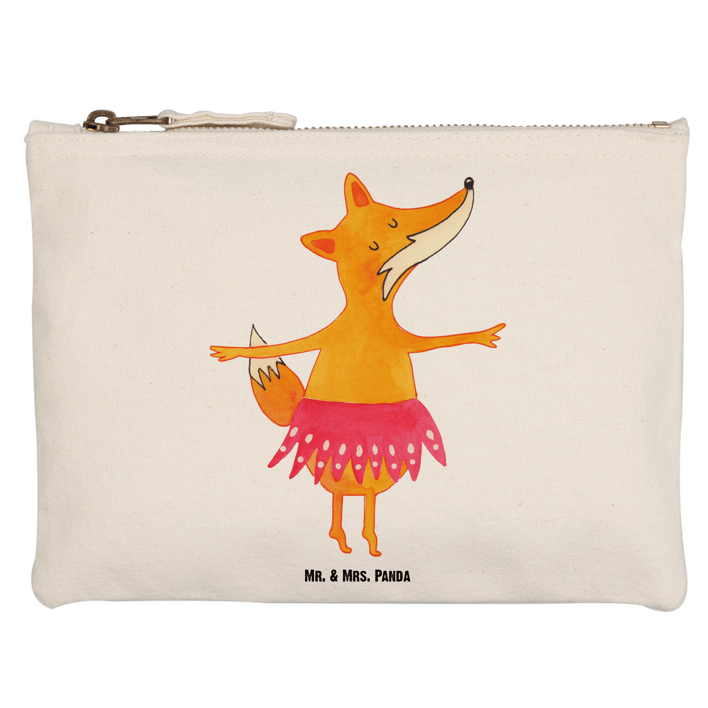 Schminktasche Fuchs Ballerina Schminktasche, Kosmetiktasche, Kosmetikbeutel, Stiftemäppchen, Etui, Federmappe, Makeup, XXL, Schminketui, Kosmetiketui, Schlamperetui, Fuchs, Fuchs Spruch, Füchse, Füchsin, Ballerina, Ballett, Tänzerin, Tanzen, Party, Einladung, Geburtstag