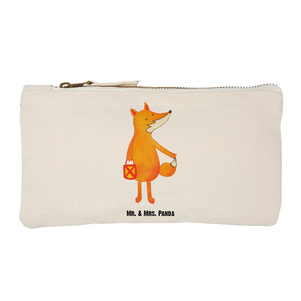 Schminktasche Fuchs Laterne Schminktasche, Kosmetiktasche, Kosmetikbeutel, Stiftemäppchen, Etui, Federmappe, Makeup, XXL, Schminketui, Kosmetiketui, Schlamperetui, Fuchs, Füchse, Spruch trösten, Liebeskummer Spruch, Laterne, Sankt Martin, Laternenumzug, Aufmuntern, Cäsar Otto Hugo Flaischlen