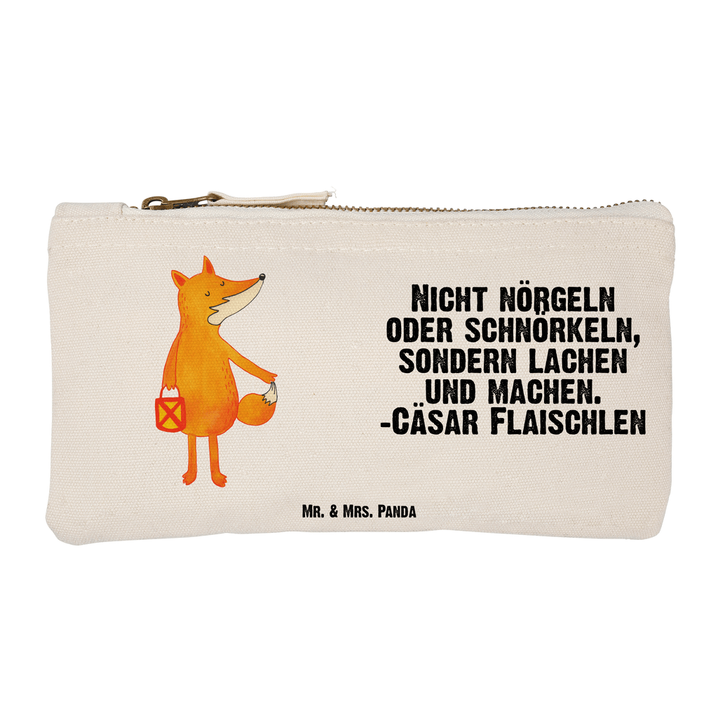 Schminktasche Fuchs Laterne Schminktasche, Kosmetiktasche, Kosmetikbeutel, Stiftemäppchen, Etui, Federmappe, Makeup, XXL, Schminketui, Kosmetiketui, Schlamperetui, Fuchs, Füchse, Spruch trösten, Liebeskummer Spruch, Laterne, Sankt Martin, Laternenumzug, Aufmuntern, Cäsar Otto Hugo Flaischlen