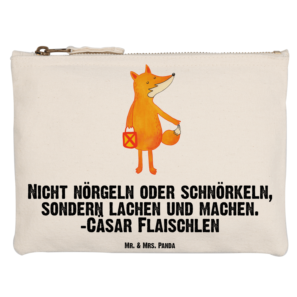 Schminktasche Fuchs Laterne Schminktasche, Kosmetiktasche, Kosmetikbeutel, Stiftemäppchen, Etui, Federmappe, Makeup, XXL, Schminketui, Kosmetiketui, Schlamperetui, Fuchs, Füchse, Spruch trösten, Liebeskummer Spruch, Laterne, Sankt Martin, Laternenumzug, Aufmuntern, Cäsar Otto Hugo Flaischlen