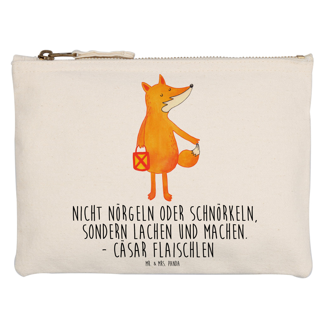 Schminktasche Fuchs Laterne Schminktasche, Kosmetiktasche, Kosmetikbeutel, Stiftemäppchen, Etui, Federmappe, Makeup, XXL, Schminketui, Kosmetiketui, Schlamperetui, Fuchs, Füchse, Spruch trösten, Liebeskummer Spruch, Laterne, Sankt Martin, Laternenumzug, Aufmuntern, Cäsar Otto Hugo Flaischlen