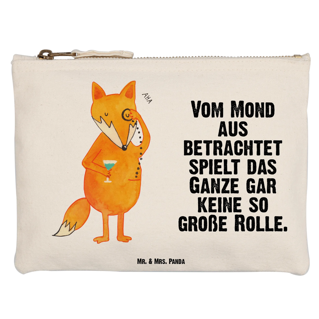 Schminktasche Fuchs Lord Schminktasche, Kosmetiktasche, Kosmetikbeutel, Stiftemäppchen, Etui, Federmappe, Makeup, XXL, Schminketui, Kosmetiketui, Schlamperetui, Fuchs, Füchse, tröstende Worte, Spruch lustig, Liebeskummer Geschenk, Motivation Spruch, Problemlösung