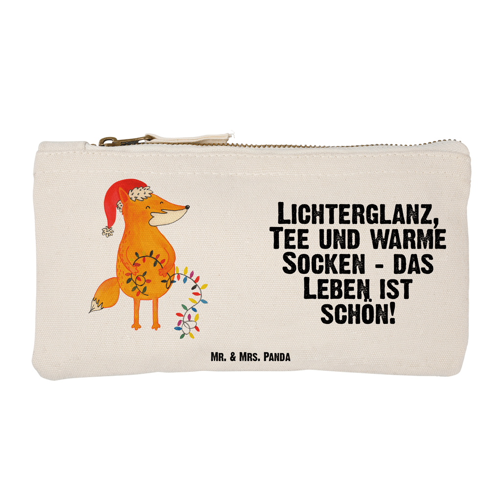 Schminktasche Fuchs Weihnachten Schminktasche, Kosmetiktasche, Kosmetikbeutel, Stiftemäppchen, Etui, Federmappe, Makeup, XXL, Schminketui, Kosmetiketui, Schlamperetui, Winter, Weihnachten, Weihnachtsdeko, Nikolaus, Advent, Heiligabend, Wintermotiv, Fuchs, Füchse, Spruch schön, Geschenk Weihnachten, Weihnachtsmann, Weihnachtszeit