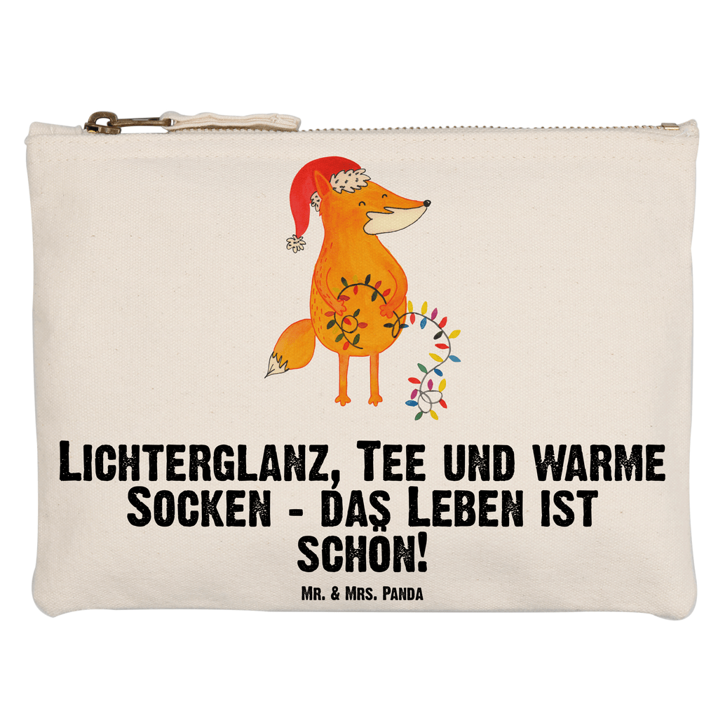 Schminktasche Fuchs Weihnachten Schminktasche, Kosmetiktasche, Kosmetikbeutel, Stiftemäppchen, Etui, Federmappe, Makeup, XXL, Schminketui, Kosmetiketui, Schlamperetui, Winter, Weihnachten, Weihnachtsdeko, Nikolaus, Advent, Heiligabend, Wintermotiv, Fuchs, Füchse, Spruch schön, Geschenk Weihnachten, Weihnachtsmann, Weihnachtszeit