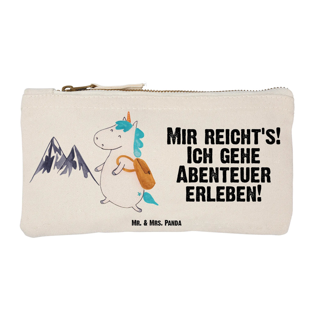 Schminktasche Einhorn Bergsteiger Schminktasche, Kosmetiktasche, Kosmetikbeutel, Stiftemäppchen, Etui, Federmappe, Makeup, XXL, Schminketui, Kosmetiketui, Schlamperetui, Einhorn, Einhörner, Einhorn Deko, Unicorn, Bergsteiger, Abenteuer, Berge, Abenteurer, Weltenbummler, Weltreise, Reisen, Urlaub, Entdecker