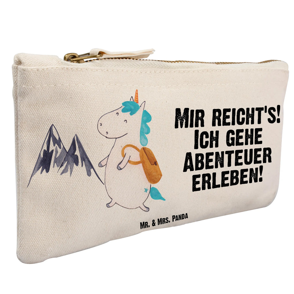 Schminktasche Einhorn Bergsteiger Schminktasche, Kosmetiktasche, Kosmetikbeutel, Stiftemäppchen, Etui, Federmappe, Makeup, XXL, Schminketui, Kosmetiketui, Schlamperetui, Einhorn, Einhörner, Einhorn Deko, Unicorn, Bergsteiger, Abenteuer, Berge, Abenteurer, Weltenbummler, Weltreise, Reisen, Urlaub, Entdecker