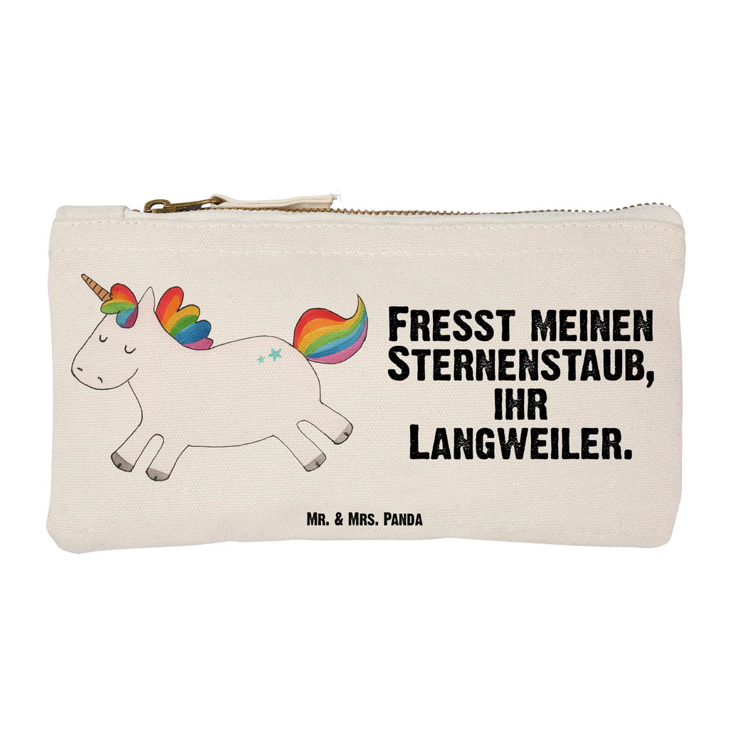 Schminktasche Einhorn Happy Schminktasche, Kosmetiktasche, Kosmetikbeutel, Stiftemäppchen, Etui, Federmappe, Makeup, XXL, Schminketui, Kosmetiketui, Schlamperetui, Einhorn, Einhörner, Einhorn Deko, Pegasus, Unicorn, glücklich, fröhlich, Spaß, Freude, Lebensfreude, witzig, spannend, Lächeln, Lachen