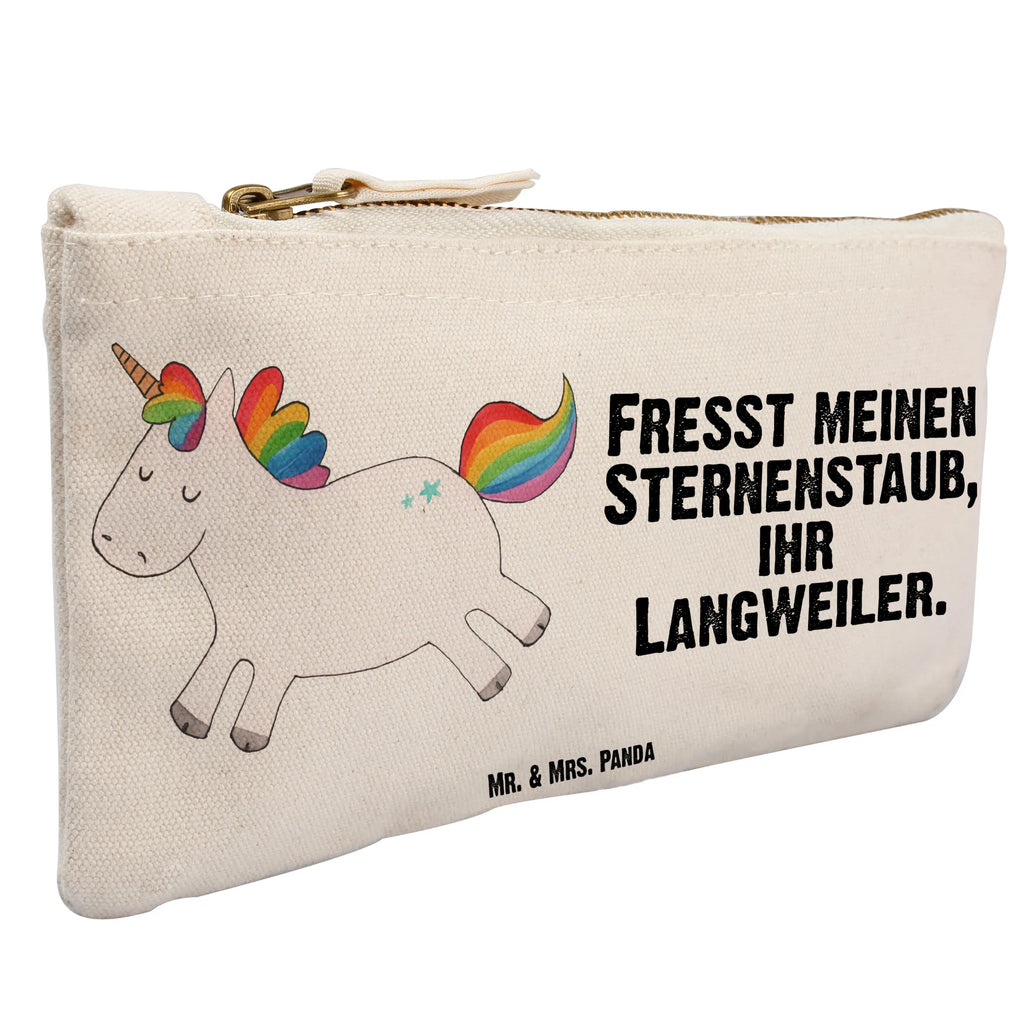 Schminktasche Einhorn Happy Schminktasche, Kosmetiktasche, Kosmetikbeutel, Stiftemäppchen, Etui, Federmappe, Makeup, XXL, Schminketui, Kosmetiketui, Schlamperetui, Einhorn, Einhörner, Einhorn Deko, Pegasus, Unicorn, glücklich, fröhlich, Spaß, Freude, Lebensfreude, witzig, spannend, Lächeln, Lachen