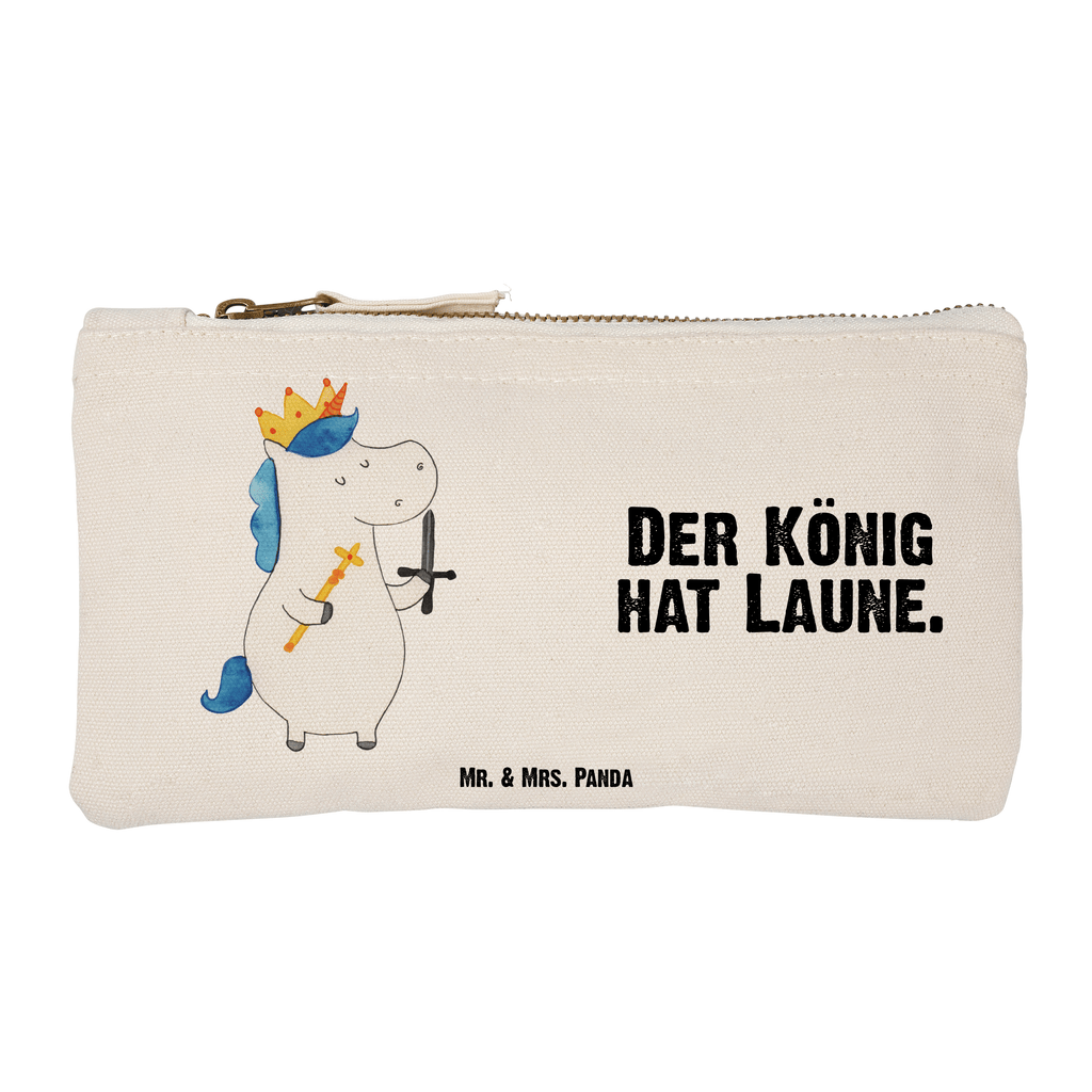 Schminktasche Einhorn König mit Schwert Schminktasche, Kosmetiktasche, Kosmetikbeutel, Stiftemäppchen, Etui, Federmappe, Makeup, XXL, Schminketui, Kosmetiketui, Schlamperetui, Einhorn, Einhörner, Einhorn Deko, Pegasus, Unicorn, König, Ritter, Mittelalter