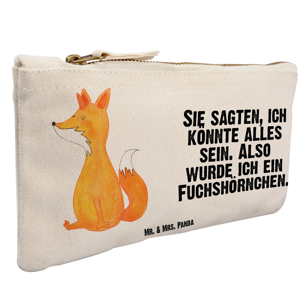 Schminktasche Einhorn Wunsch Schminktasche, Kosmetiktasche, Kosmetikbeutel, Stiftemäppchen, Etui, Federmappe, Makeup, XXL, Schminketui, Kosmetiketui, Schlamperetui, Einhorn, Einhörner, Einhorn Deko, Pegasus, Unicorn, Fuchs, Unicorns, Fuchshörnchen, Fuchshorn, Foxycorn, Füchse