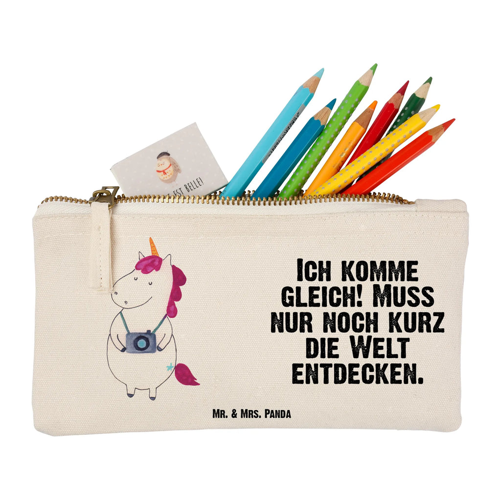 Schminktasche Einhorn Fotograf Schminktasche, Kosmetiktasche, Kosmetikbeutel, Stiftemäppchen, Etui, Federmappe, Makeup, XXL, Schminketui, Kosmetiketui, Schlamperetui, Einhorn, Einhörner, Einhorn Deko, Pegasus, Unicorn, Fotograf, Fotografie, Kamera, Reisen, Weltreise, Weltenbummler, Urlaub, Tourist, Kurztrip, Reise, Städtereise