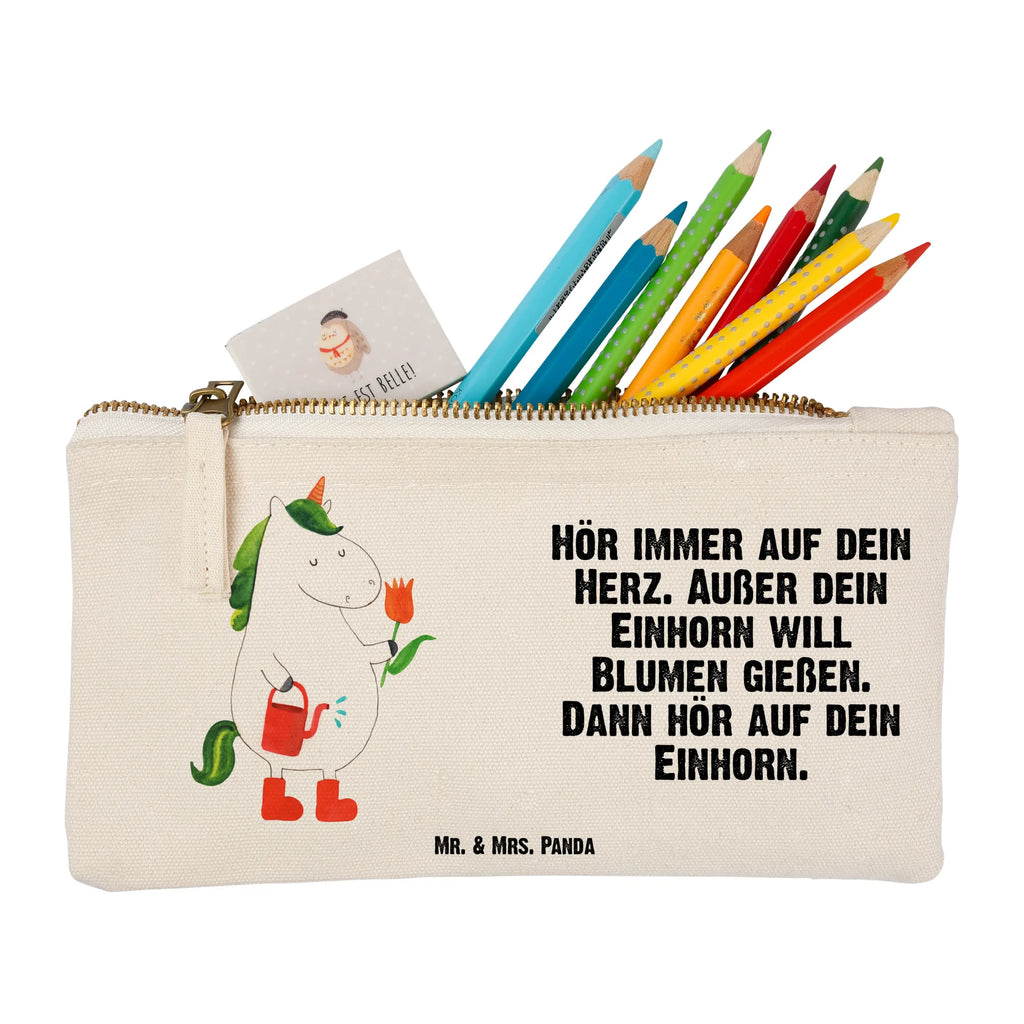 Schminktasche Einhorn Gärtner Schminktasche, Kosmetiktasche, Kosmetikbeutel, Stiftemäppchen, Etui, Federmappe, Makeup, XXL, Schminketui, Kosmetiketui, Schlamperetui, Einhorn, Einhörner, Einhorn Deko, Pegasus, Unicorn, Luftballon, Gießkanne, Giesskanne, Lebenslust, Freude, Blume, Freundin, Garten, Stiefel