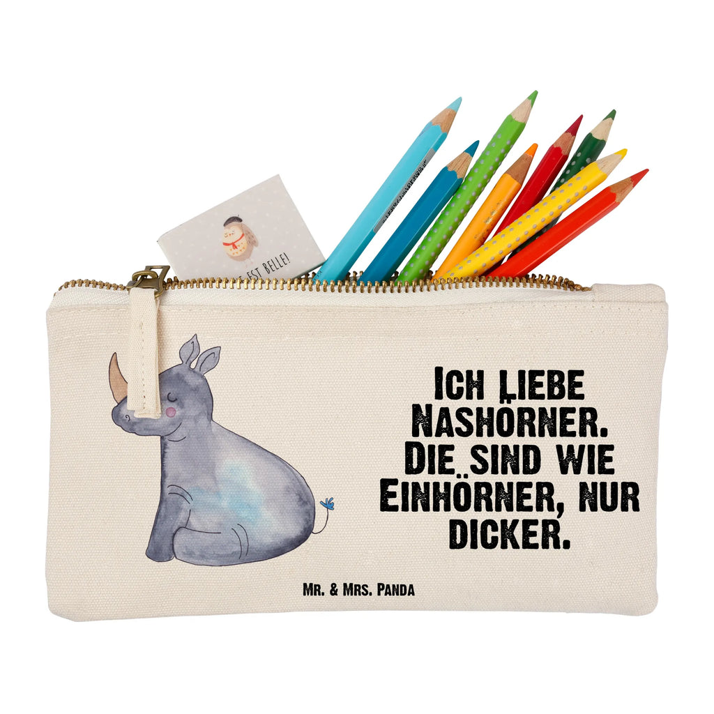 Schminktasche Einhorn Nashorn Schminktasche, Kosmetiktasche, Kosmetikbeutel, Stiftemäppchen, Etui, Federmappe, Makeup, XXL, Schminketui, Kosmetiketui, Schlamperetui, Einhorn, Einhörner, Einhorn Deko, Pegasus, Unicorn, Regenbogen, witzig, lustig, Zoo, Glitzer, Einhornpower, Erwachsenwerden, Nashorn, Nashörner