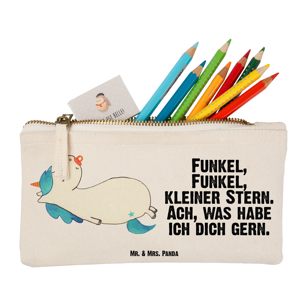 Schminktasche Einhorn Schnullie Schminktasche, Kosmetiktasche, Kosmetikbeutel, Stiftemäppchen, Etui, Federmappe, Makeup, XXL, Schminketui, Kosmetiketui, Schlamperetui, Einhorn, Einhörner, Einhorn Deko, Pegasus, Unicorn, Baby, Kleinkind, Geburt, Geburtstag, Säugling, Schnuller, Geschenk Geburt, Mutter, Mama