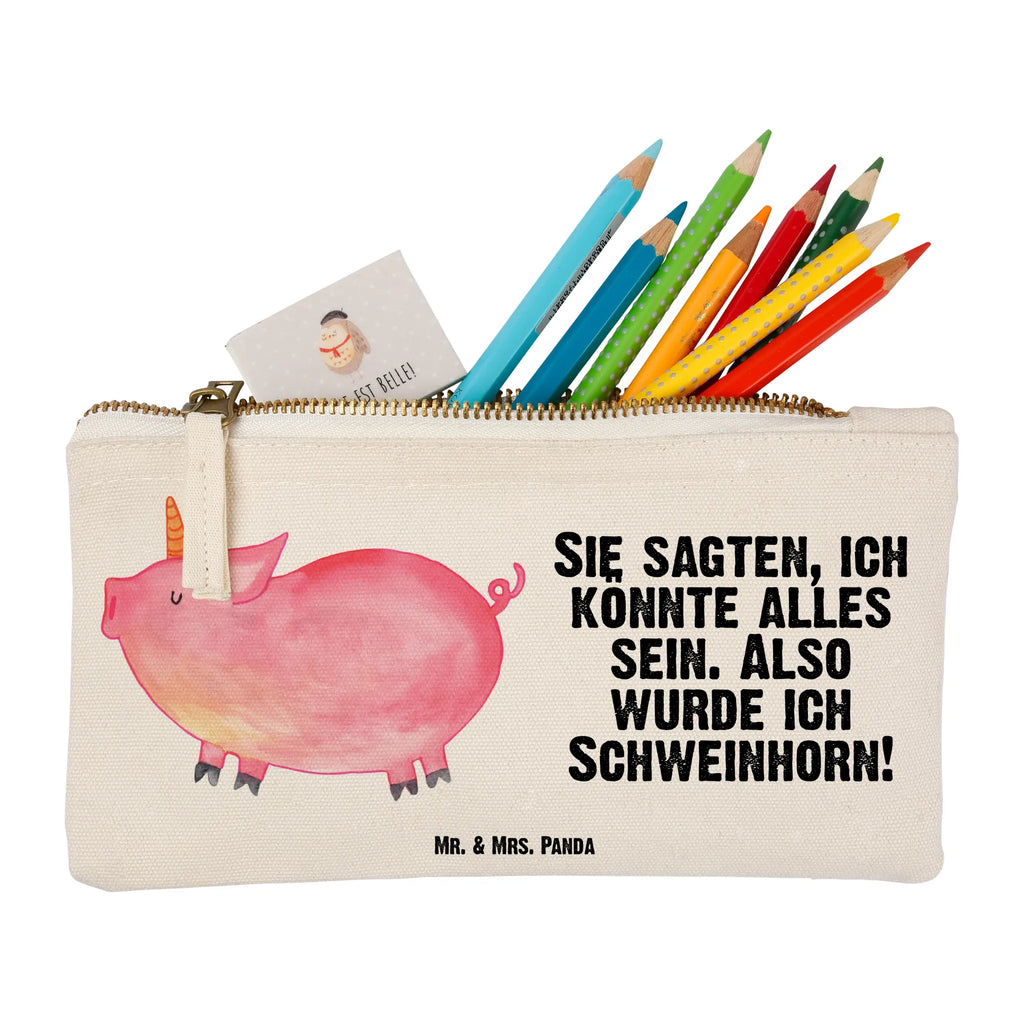 Schminktasche Einhorn Schweinhorn Schminktasche, Kosmetiktasche, Kosmetikbeutel, Stiftemäppchen, Etui, Federmappe, Makeup, XXL, Schminketui, Kosmetiketui, Schlamperetui, Einhorn, Einhörner, Einhorn Deko, Pegasus, Unicorn, Party, Spaß, Schwein, Schweinhorn, Bauer, witzig. lustig, Spruch, geschenk, Pig, Piggy, funny, english, englisch