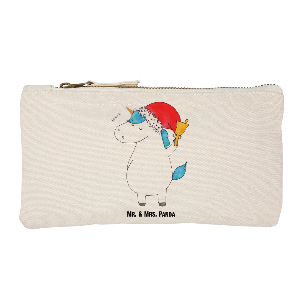 Schminktasche Einhorn Weihnachtsmann Schminktasche, Kosmetiktasche, Kosmetikbeutel, Stiftemäppchen, Etui, Federmappe, Makeup, XXL, Schminketui, Kosmetiketui, Schlamperetui, Einhorn, Einhörner, Einhorn Deko, Pegasus, Unicorn, Gin, Schokolade, Schoki, Weihnachten, Weihnachtsmann, Nikolaus, Wunschzettel, Wunschliste, Feenstaub