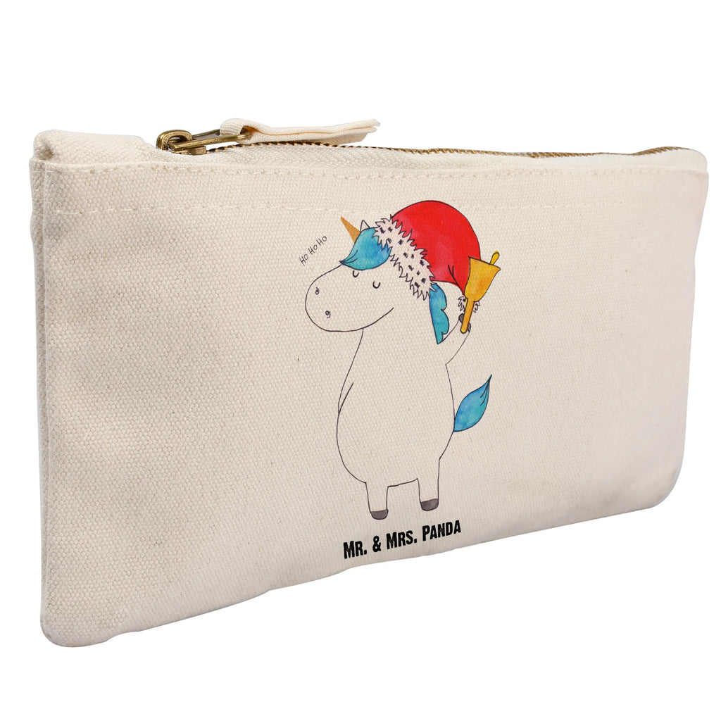 Schminktasche Einhorn Weihnachtsmann Schminktasche, Kosmetiktasche, Kosmetikbeutel, Stiftemäppchen, Etui, Federmappe, Makeup, XXL, Schminketui, Kosmetiketui, Schlamperetui, Einhorn, Einhörner, Einhorn Deko, Pegasus, Unicorn, Gin, Schokolade, Schoki, Weihnachten, Weihnachtsmann, Nikolaus, Wunschzettel, Wunschliste, Feenstaub