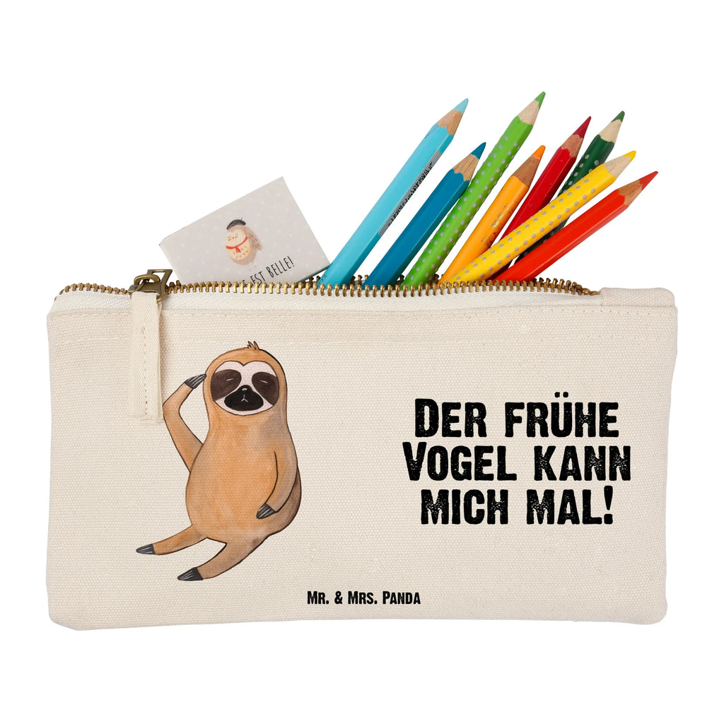 Schminktasche Faultier Vogel Schminktasche, Kosmetiktasche, Kosmetikbeutel, Stiftemäppchen, Etui, Federmappe, Makeup, XXL, Schminketui, Kosmetiketui, Schlamperetui, Faultier, Faultier Geschenk, Faultier Deko, Faultiere, faul, Lieblingstier, Spinner, früher Vogel, der frühe Vogel, Frühaufsteher, Morgenmuffel, Vogel, Faultierwelt