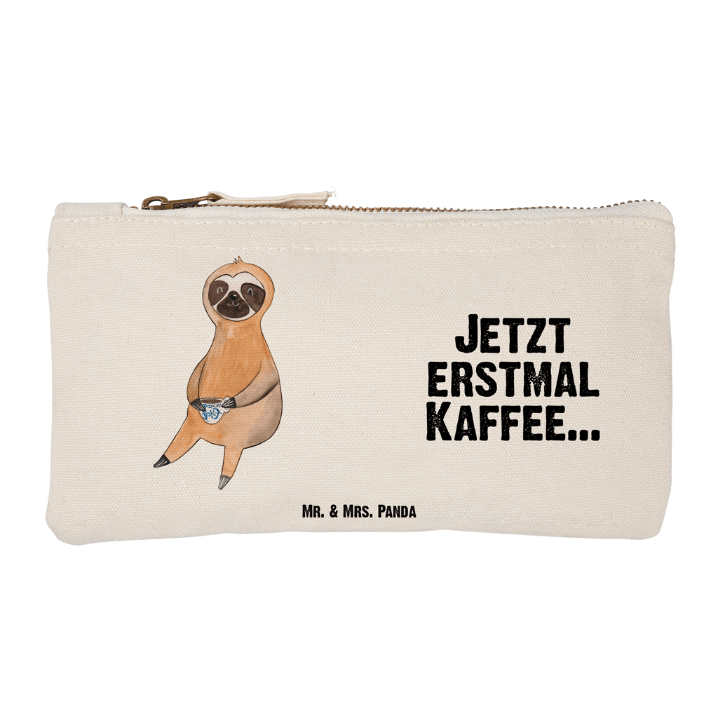 Schminktasche Faultier Kaffee Schminktasche, Kosmetiktasche, Kosmetikbeutel, Stiftemäppchen, Etui, Federmappe, Makeup, XXL, Schminketui, Kosmetiketui, Schlamperetui, Faultier, Faultier Geschenk, Faultier Deko, Faultiere, faul, Lieblingstier, Kaffee, erster Kaffee, Morgenmuffel, Frühaufsteher, Kaffeetasse, Genießer, Coffee, Kaffeegetränk