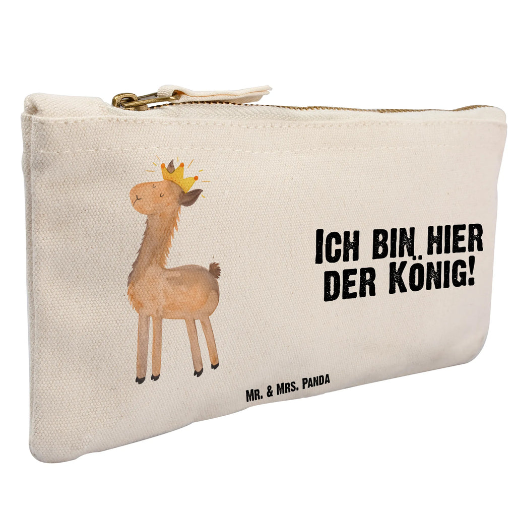 Schminktasche Lama König Schminktasche, Kosmetiktasche, Kosmetikbeutel, Stiftemäppchen, Etui, Federmappe, Makeup, XXL, Schminketui, Kosmetiketui, Schlamperetui, Lama, Alpaka, Lamas, König, Königin, Freundin, Mama, Papa, Büro Kollege, Kollegin, Chef, Vorgesetzter, Abi, Abitur