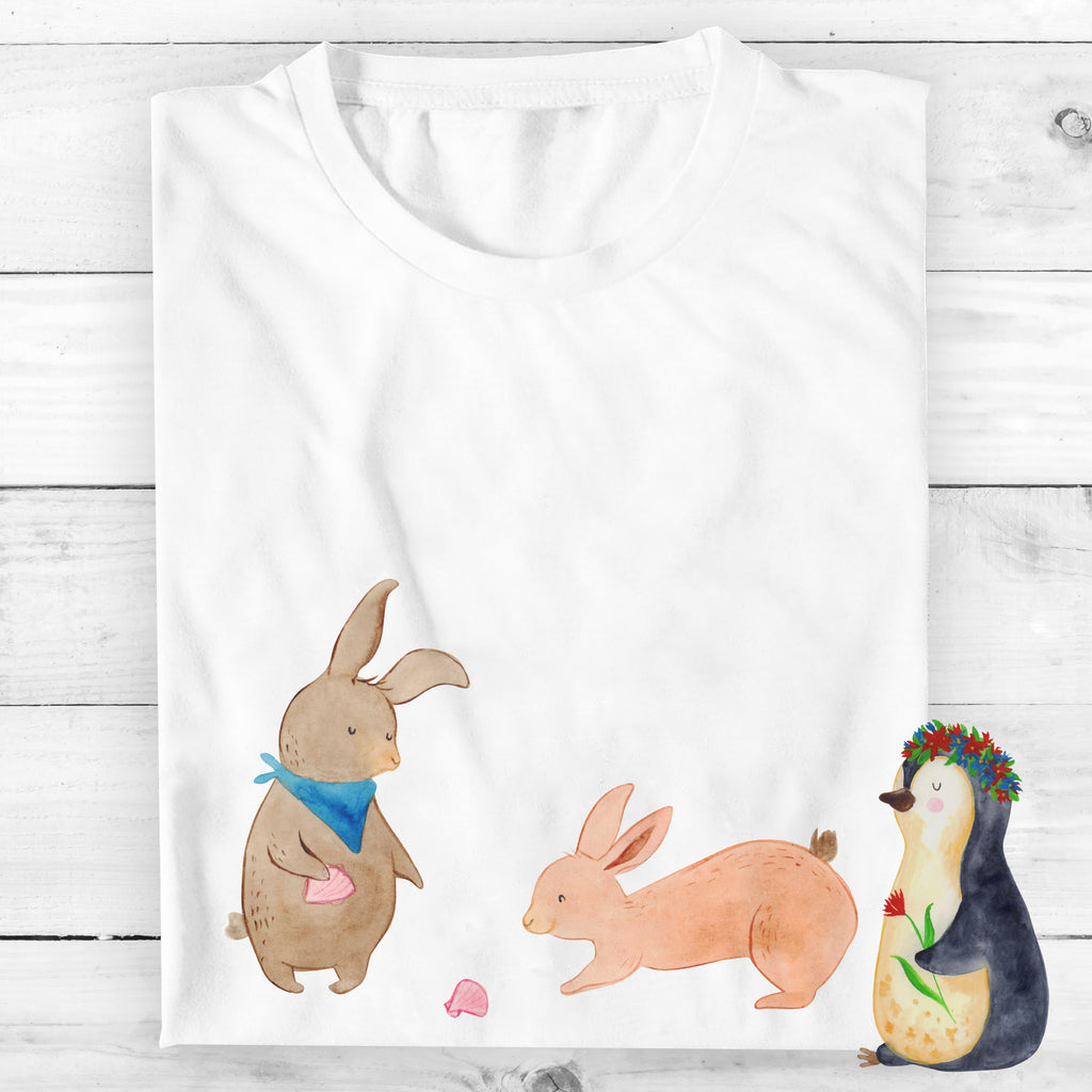 T-Shirt Standard Hasen Muschel T-Shirt, Shirt, Tshirt, Lustiges T-Shirt, T-Shirt mit Spruch, Party, Junggesellenabschied, Jubiläum, Geburstag, Herrn, Damen, Männer, Frauen, Schlafshirt, Nachthemd, Sprüche, Familie, Vatertag, Muttertag, Bruder, Schwester, Mama, Papa, Oma, Opa, Hasen, beste Freundin, Freundin, Freundinnen, best friends, BFF, Muscheln sammeln, Muscheln, Meer