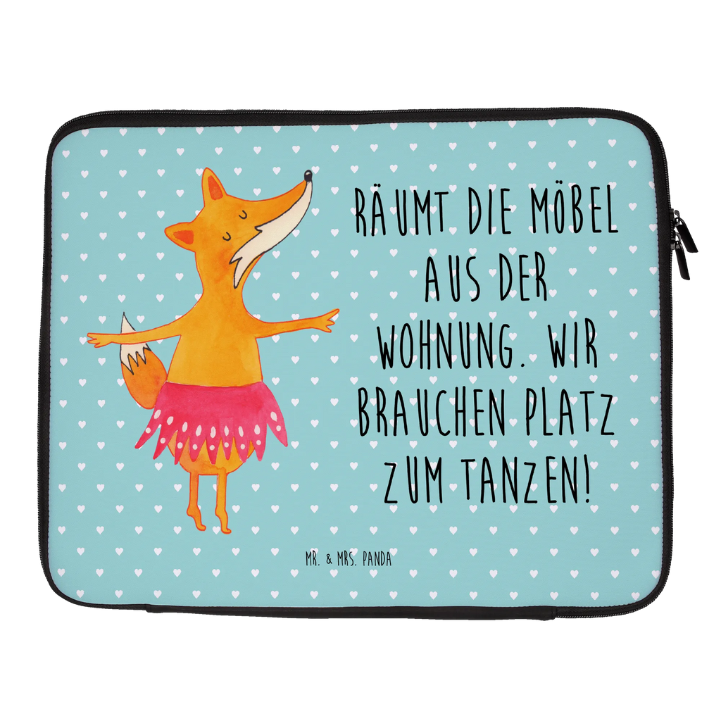 Notebook Tasche Fuchs Ballerina Notebook Tasche, Laptop, Computertasche, Tasche, Notebook-Tasche, Notebook-Reisehülle, Notebook Schutz, Fuchs, Fuchs Spruch, Füchse, Füchsin, Ballerina, Ballett, Tänzerin, Tanzen, Party, Einladung, Geburtstag