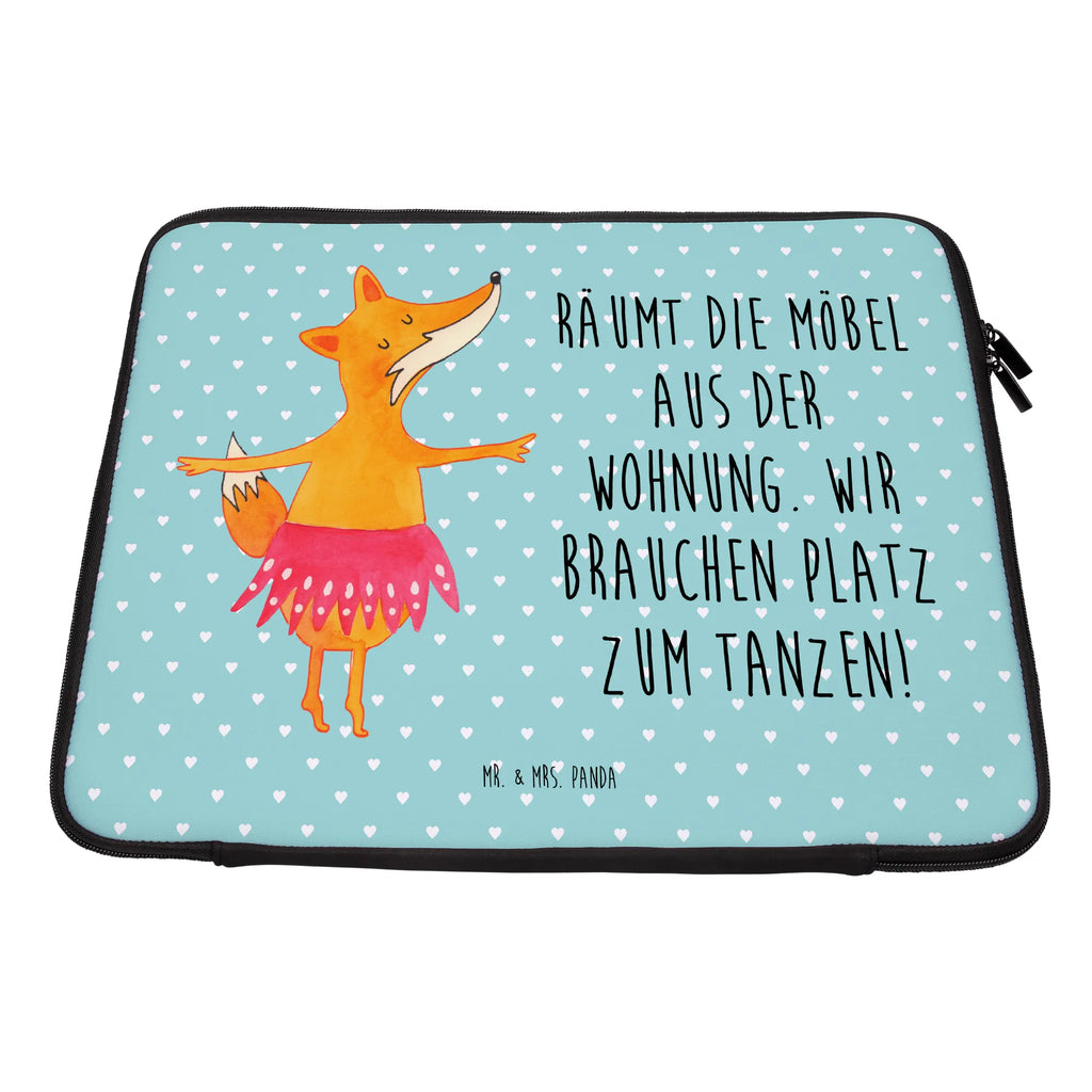 Notebook Tasche Fuchs Ballerina Notebook Tasche, Laptop, Computertasche, Tasche, Notebook-Tasche, Notebook-Reisehülle, Notebook Schutz, Fuchs, Fuchs Spruch, Füchse, Füchsin, Ballerina, Ballett, Tänzerin, Tanzen, Party, Einladung, Geburtstag