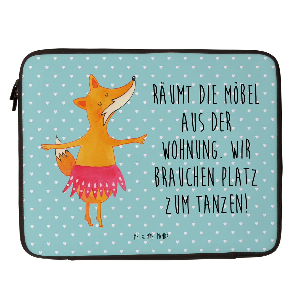 Notebook Tasche Fuchs Ballerina Notebook Tasche, Laptop, Computertasche, Tasche, Notebook-Tasche, Notebook-Reisehülle, Notebook Schutz, Fuchs, Fuchs Spruch, Füchse, Füchsin, Ballerina, Ballett, Tänzerin, Tanzen, Party, Einladung, Geburtstag