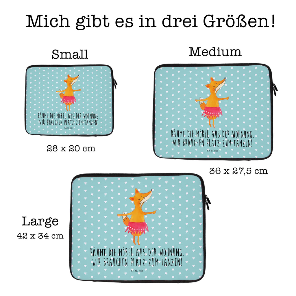 Notebook Tasche Fuchs Ballerina Notebook Tasche, Laptop, Computertasche, Tasche, Notebook-Tasche, Notebook-Reisehülle, Notebook Schutz, Fuchs, Fuchs Spruch, Füchse, Füchsin, Ballerina, Ballett, Tänzerin, Tanzen, Party, Einladung, Geburtstag