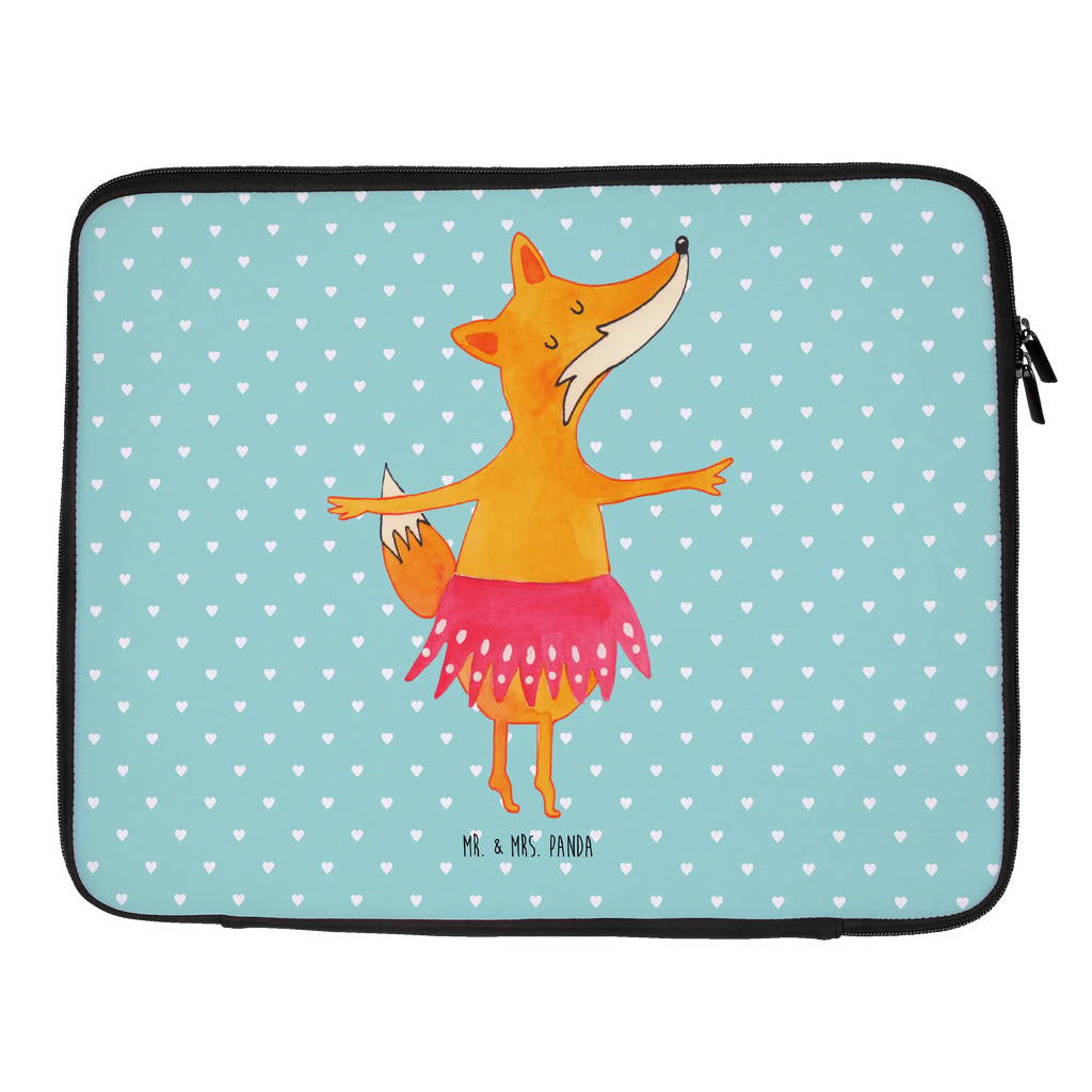 Notebook Tasche Fuchs Ballerina Notebook Tasche, Laptop, Computertasche, Tasche, Notebook-Tasche, Notebook-Reisehülle, Notebook Schutz, Fuchs, Fuchs Spruch, Füchse, Füchsin, Ballerina, Ballett, Tänzerin, Tanzen, Party, Einladung, Geburtstag