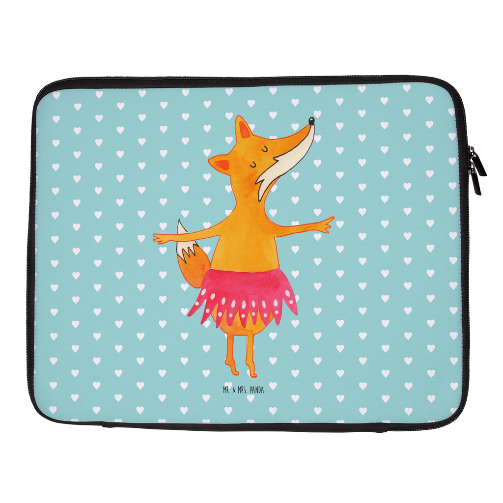 Notebook Tasche Fuchs Ballerina Notebook Tasche, Laptop, Computertasche, Tasche, Notebook-Tasche, Notebook-Reisehülle, Notebook Schutz, Fuchs, Fuchs Spruch, Füchse, Füchsin, Ballerina, Ballett, Tänzerin, Tanzen, Party, Einladung, Geburtstag