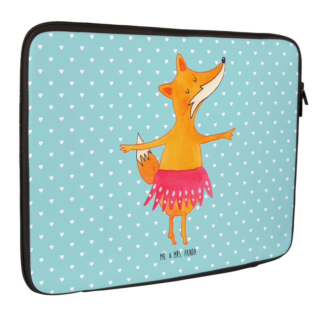 Notebook Tasche Fuchs Ballerina Notebook Tasche, Laptop, Computertasche, Tasche, Notebook-Tasche, Notebook-Reisehülle, Notebook Schutz, Fuchs, Fuchs Spruch, Füchse, Füchsin, Ballerina, Ballett, Tänzerin, Tanzen, Party, Einladung, Geburtstag