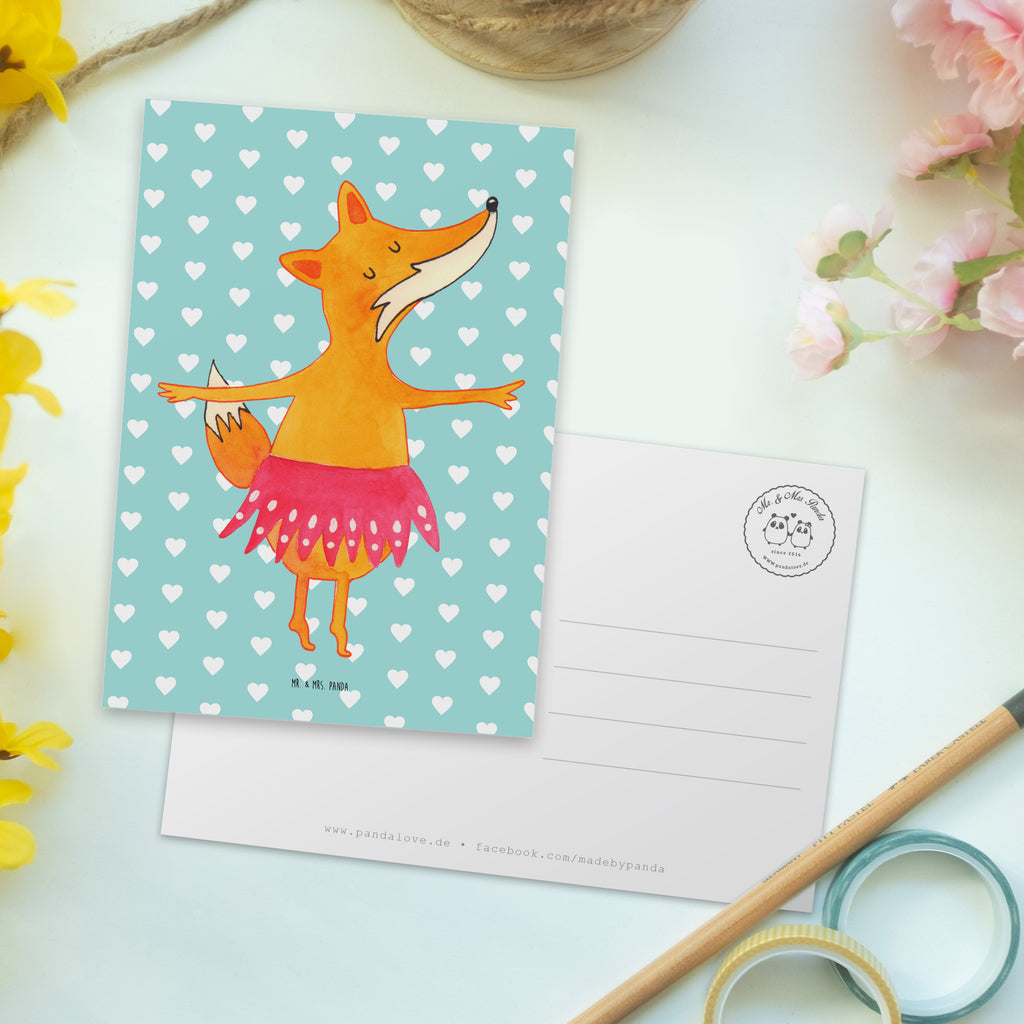 Postkarte Fuchs Ballerina Postkarte, Karte, Geschenkkarte, Grußkarte, Einladung, Ansichtskarte, Geburtstagskarte, Einladungskarte, Dankeskarte, Ansichtskarten, Einladung Geburtstag, Einladungskarten Geburtstag, Fuchs, Fuchs Spruch, Füchse, Füchsin, Ballerina, Ballett, Tänzerin, Tanzen, Party, Geburtstag