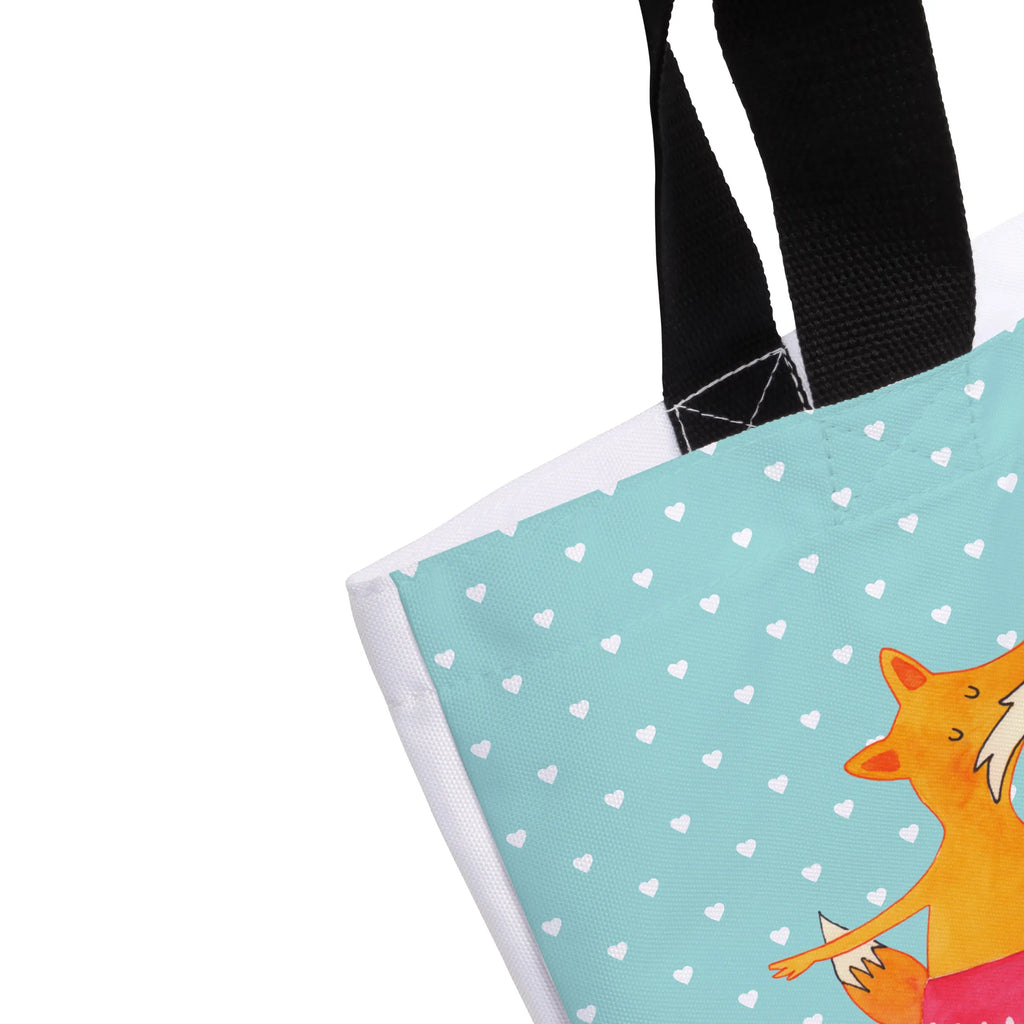 Shopper Fuchs Ballerina Beutel, Einkaufstasche, Tasche, Strandtasche, Einkaufsbeutel, Shopper, Schultasche, Freizeittasche, Tragebeutel, Schulbeutel, Alltagstasche, Fuchs, Fuchs Spruch, Füchse, Füchsin, Ballerina, Ballett, Tänzerin, Tanzen, Party, Einladung, Geburtstag