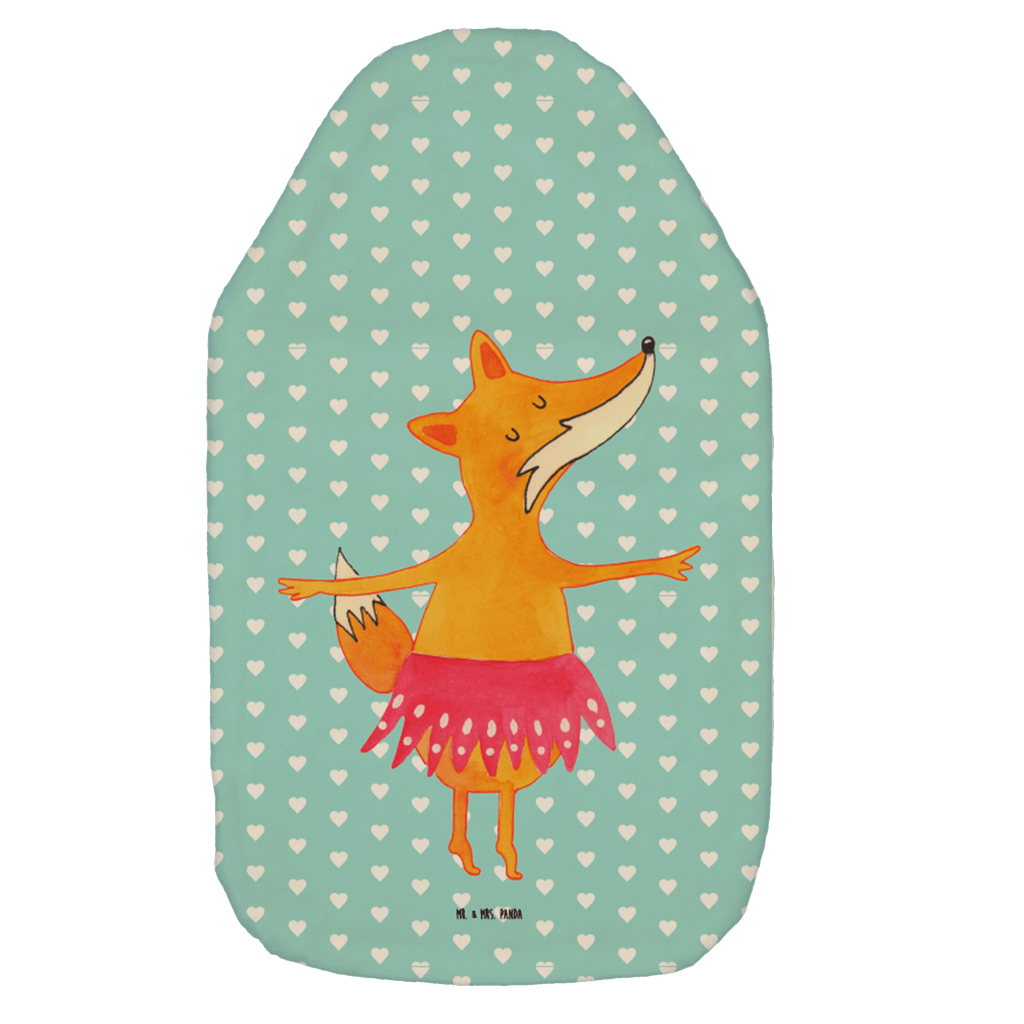 Wärmflasche Fuchs Ballerina Wärmekissen, Kinderwärmflasche, Körnerkissen, Wärmflaschenbezug, Wärmflasche mit Bezug, Wärmflasche, Bettflasche, Kleine Wärmflasche, Fuchs, Fuchs Spruch, Füchse, Füchsin, Ballerina, Ballett, Tänzerin, Tanzen, Party, Einladung, Geburtstag