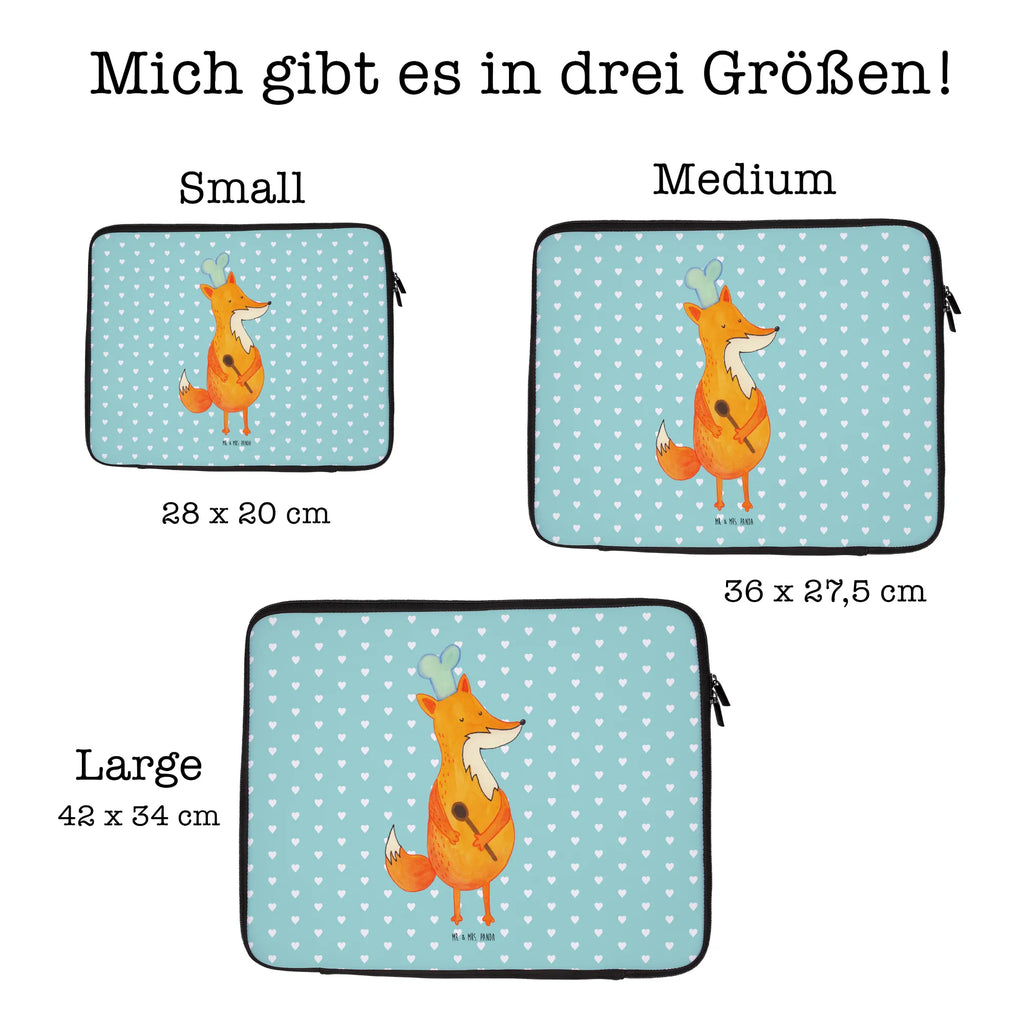 Notebook Tasche Fuchs Koch Notebook Tasche, Laptop, Computertasche, Tasche, Notebook-Tasche, Notebook-Reisehülle, Notebook Schutz, Fuchs, Füchse, Koch Geschenk, Küche Spruch, Küche Deko, Köche, Bäcker, Party Spruch, Spruch lustig, witzig