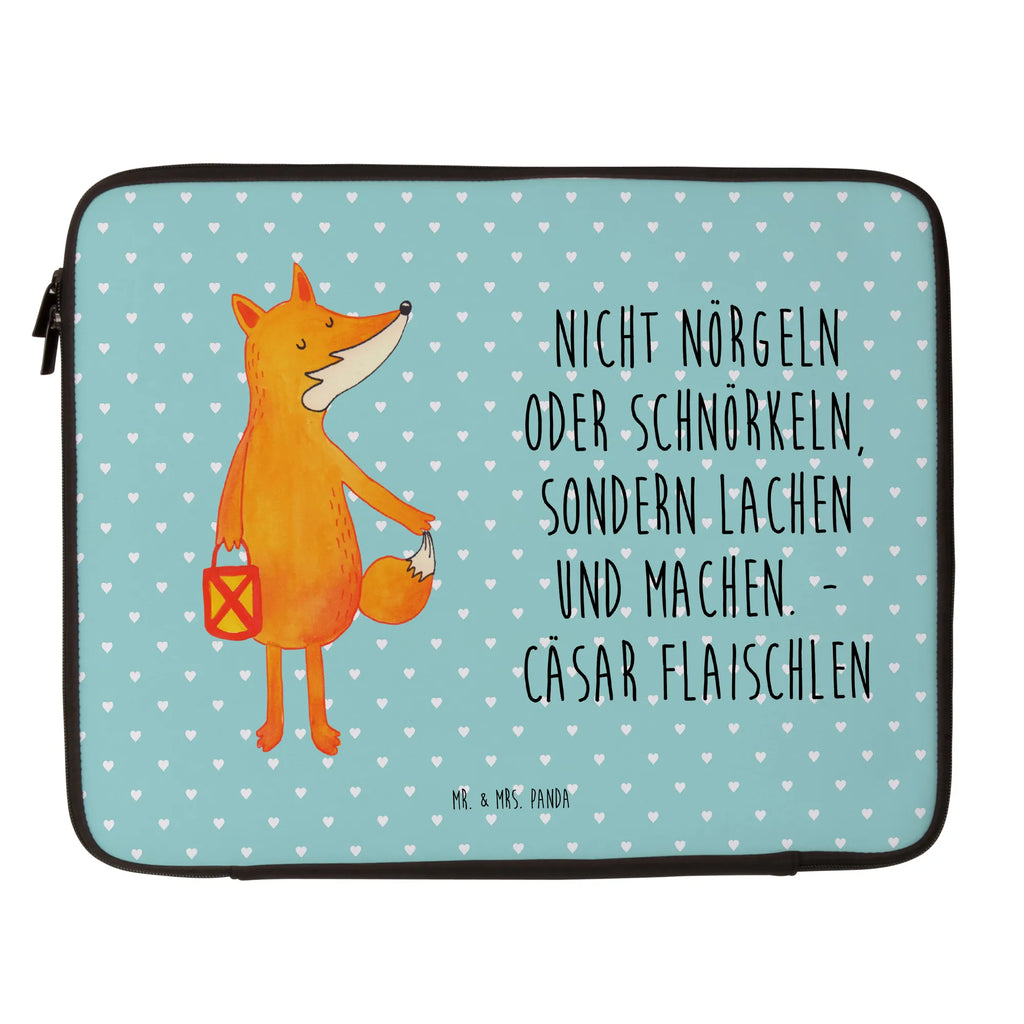 Notebook Tasche Fuchs Laterne Notebook Tasche, Laptop, Computertasche, Tasche, Notebook-Tasche, Notebook-Reisehülle, Notebook Schutz, Fuchs, Füchse, Spruch trösten, Liebeskummer Spruch, Laterne, Sankt Martin, Laternenumzug, Aufmuntern, Cäsar Otto Hugo Flaischlen