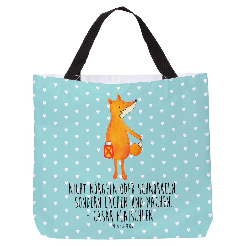 Shopper Fuchs Laterne Beutel, Einkaufstasche, Tasche, Strandtasche, Einkaufsbeutel, Shopper, Schultasche, Freizeittasche, Tragebeutel, Schulbeutel, Alltagstasche, Fuchs, Füchse, Spruch trösten, Liebeskummer Spruch, Laterne, Sankt Martin, Laternenumzug, Aufmuntern, Cäsar Otto Hugo Flaischlen